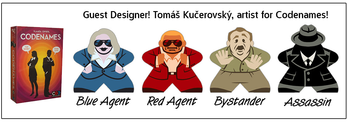 Codenames Meeples
