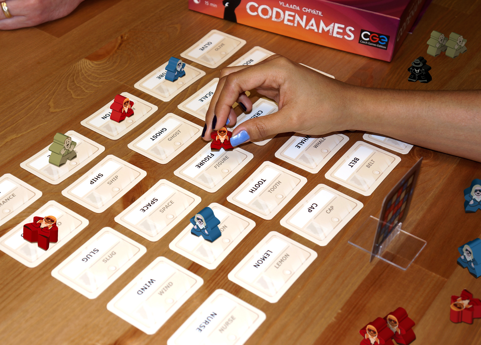 Codenames 3D Mockup