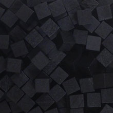 Black Wooden Cubes (8mm)