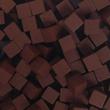 Brown Wooden Cubes (8mm)