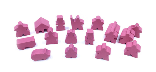 Carcassonne 6 Meeple BagsAccessoryNew
