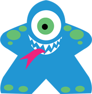 Monster Meeple Sticker (3")