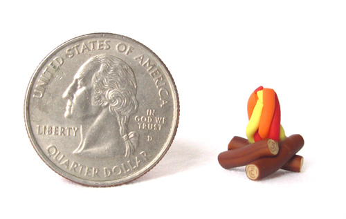 Polymer Clay Fire Pieces (10 pack)