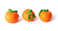 Polymer Clay Pumpkin Pieces (10 pack)