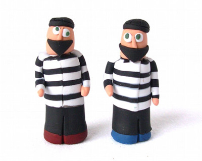 Polymer Clay Settlers of Catan Robber
