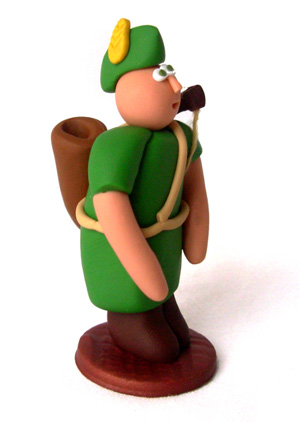 Polymer Clay Settlers of Catan Robin Hood Robber