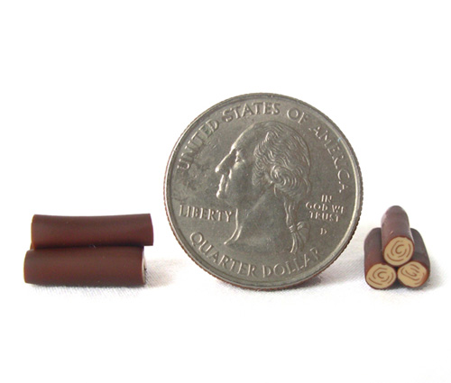Polymer Clay Wood Pile Pieces (10 pack)