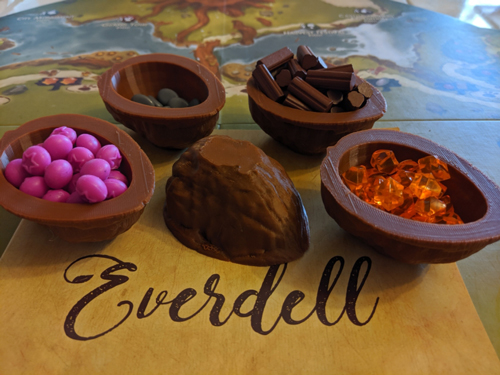 MeepleSource.com | 3D Printed Walnut Resource Holders for
