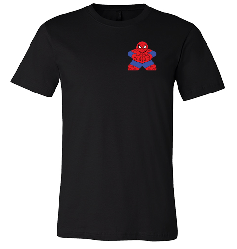 Full-Color Meeple T-Shirt (Heroes & Villains Series) - Peter