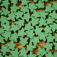 Bulk Green Misfit Mini Meeples (12mm) - Bag of 250!