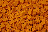 Orange Mini Meeples (12mm)