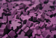 Purple Mini Meeples (12mm)