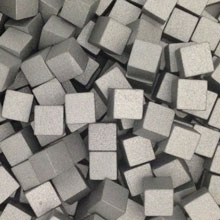 Silver Wooden Cubes (8mm)