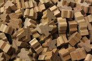Unpainted Mini Meeples (12mm)