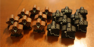 Vampires vs. Werewolves 16-piece MegaMeeple Set (8 of each)