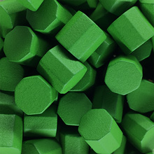 Green Wooden Octagons (10x10x10mm)