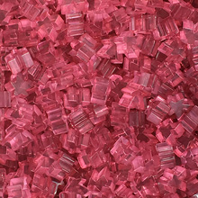 10-piece Set of Transparent "Pink" Acrylic Mini Meeples (12mm) - Oct. 2017 Print Run