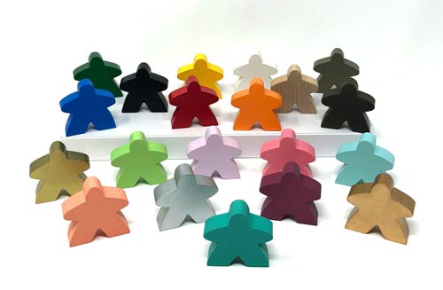 2" Meeple - Choose your color (2 inches tall)