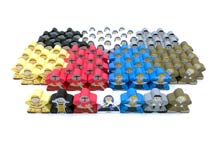 104-piece Character Meeple Set, perfect for Orleans (4 players) - SEE NOTES ABOUT CHARACTERS AND STOCK LEVELS