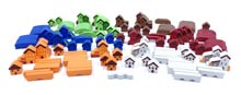 144-Piece 6-Player Upgrade Set (Compatible with Catan)