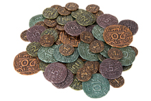 Set of Metal Coins for Agra (69 pcs) - (Quined Games) - SOLD OUT!