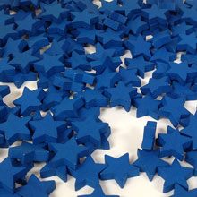 Blue Stars (15mm)