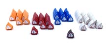 61-Piece 4-Player Set of Small Boats (Compatible with Catan: Seafarers)
