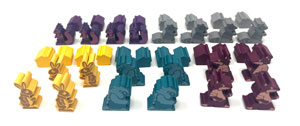 40-piece Animeeples and Cottages for Creature Comforts