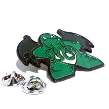 Large Lapel Pin (Cthulhu Character Meeple)