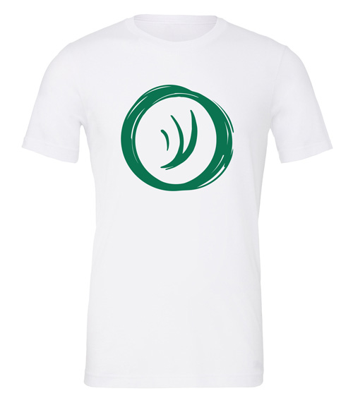 Charterstone: Green Charter (White T-Shirt with Green Logo)