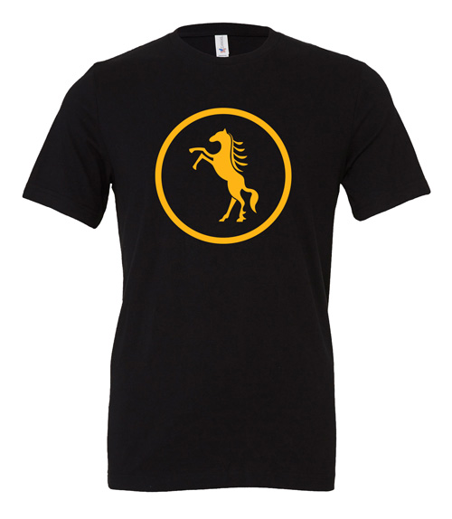 Scythe: Crimean Khanate (Black T-Shirt with Yellow Logo)
