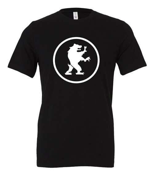 Scythe: Republic of Polania (Black T-Shirt with White Logo)