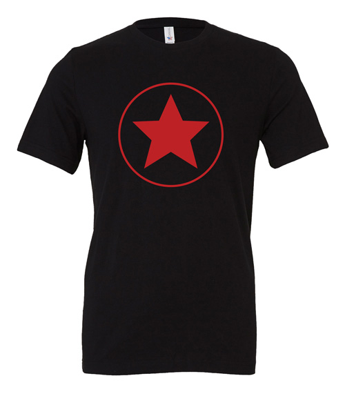 Scythe: Rusviet Union (Black T-Shirt with Red Logo)