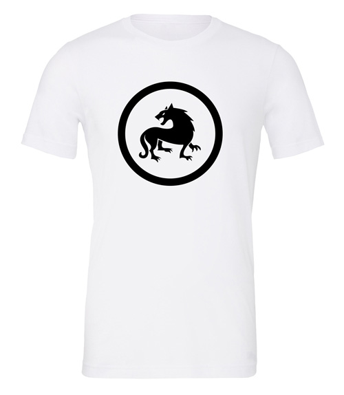 Scythe: Saxony Empire (White T-Shirt with Black Logo)