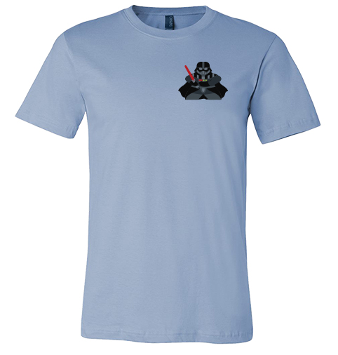 Full-Color Meeple T-Shirt (Heroes & Villains Series) â€“ Dark Helmet