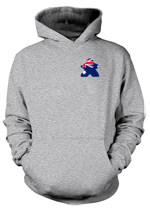 Full-Color Meeple Hoodie (Flag Series) - Australia