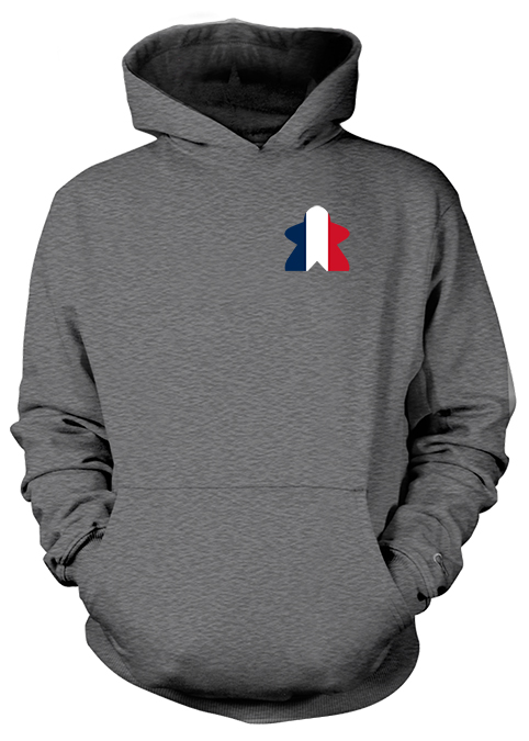 Full-Color Meeple Hoodie (Flag Series) - France