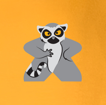 Full-Color Meeple Hoodie (Animal Series) - Lemur