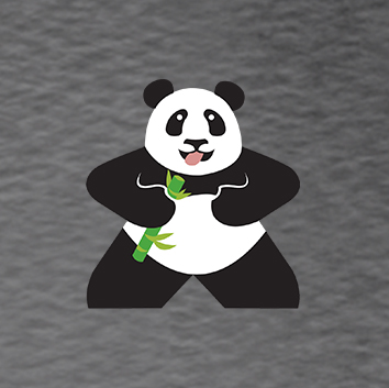 Full-Color Meeple Hoodie (Animal Series) - Panda