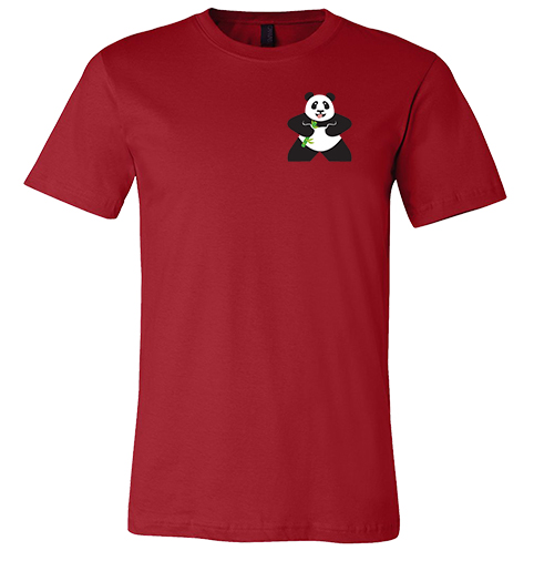 Full-Color Meeple T-Shirt (Animal Series) - Panda