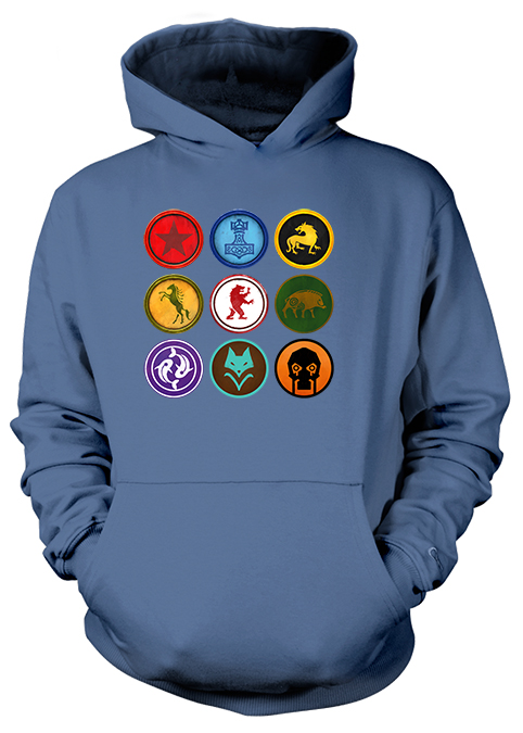 Full-Color Hoodie (Scythe Factions) - All 9 Faction Logos Together
