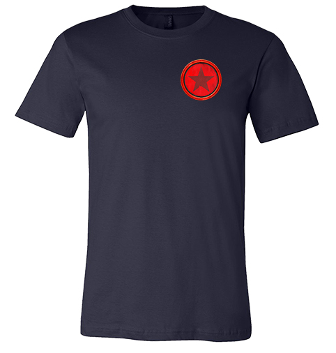 Full-Color Scythe Faction T-Shirt (Small Logo) - Rusviet Union
