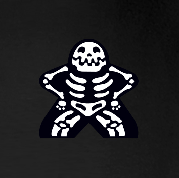 Full-Color Meeple Hoodie (Character Series) - Skeleton