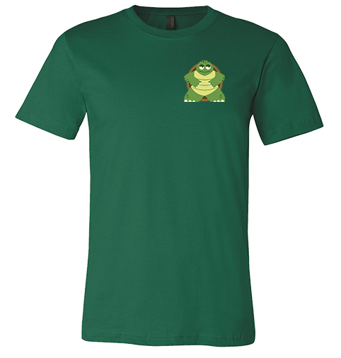Full-Color Meeple T-Shirt (Animal Series) - Turtle