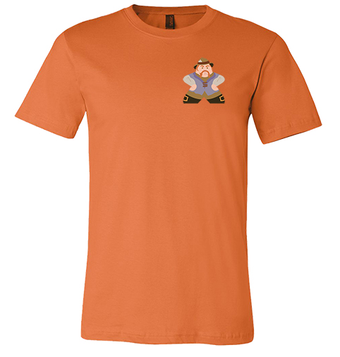Full-Color Meeple T-Shirt (Character Series) - Villager