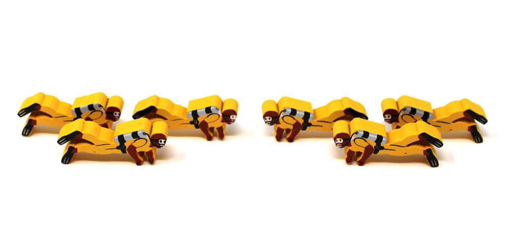 Finspan Yellow Diver Pack (6 pcs)