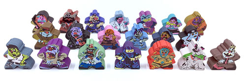 Character Meeple Set for I Hate Zombies! (20 pcs)