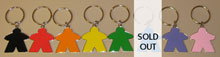 Meeple Keychain (Choose your color!)