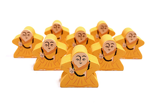 Monk (Yedo) - Individual Character Meeple