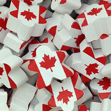 Canadian Flag - Character Meeple
